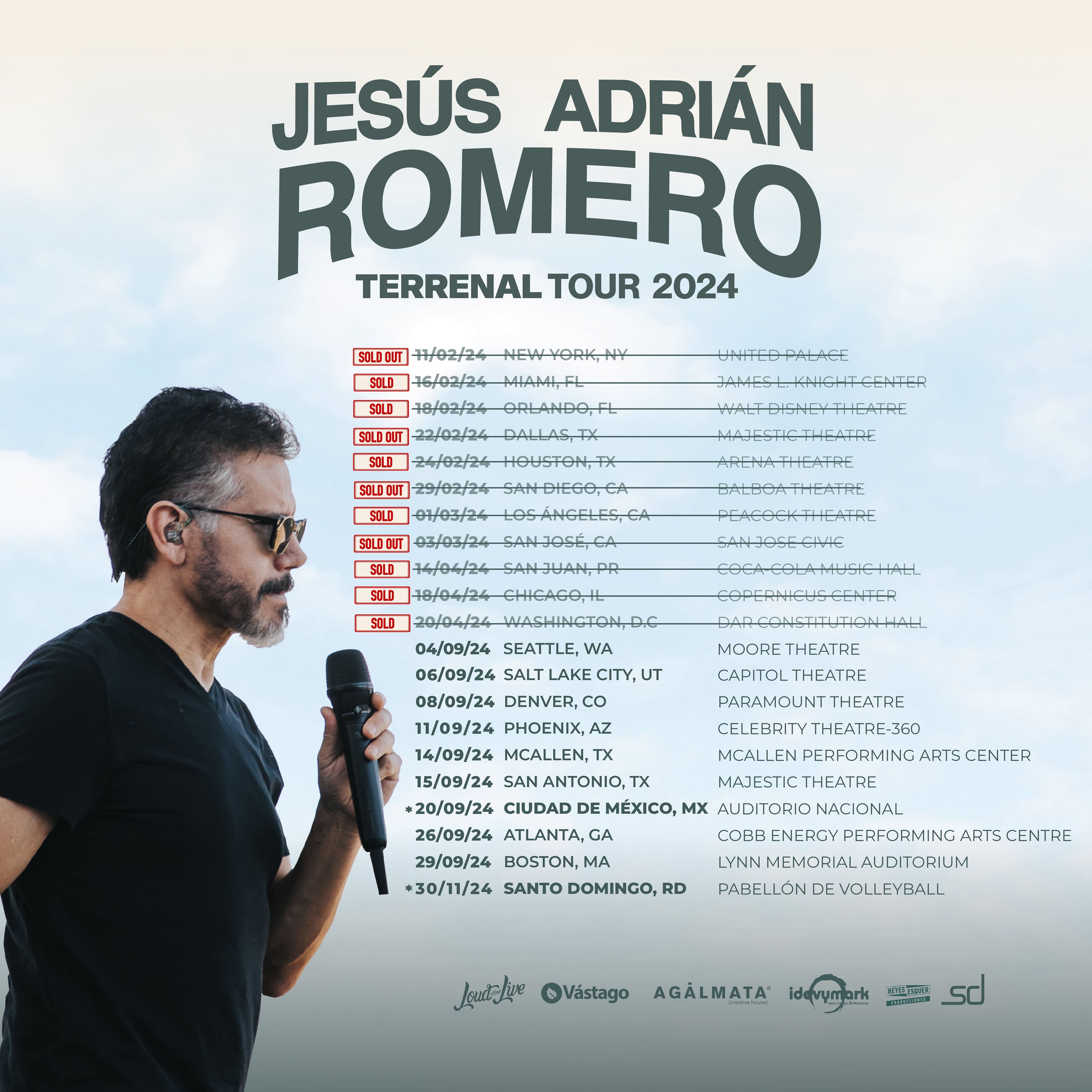 Jesús Adrián Romero Tour Poster 2024